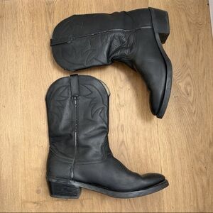 Durango TR760 Black Leather Western Work Boots Slip Oil Resistant Men’s 10